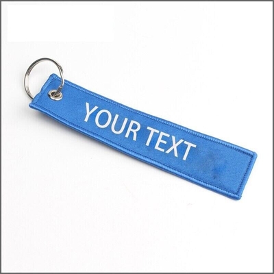 Stickerei-Text-kundenspezifisches Auto Keychains personifizierte Schlüsselkette für Auto und Motor