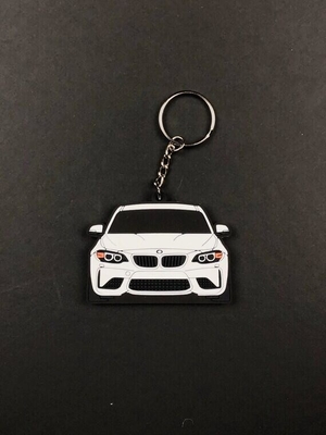 Fertigte weicher PVCgummischlüsselanhänger BMW-E92 M3 förderndes Geschenk-Logo besonders an