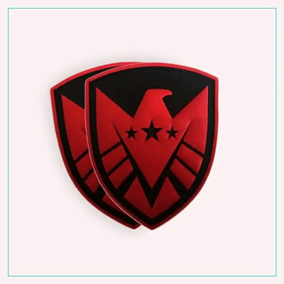 Marvel Avengers Shield Logo, militärischer taktischer PVC-Aufnäher, Kleidungszubehör, Klettverschluss