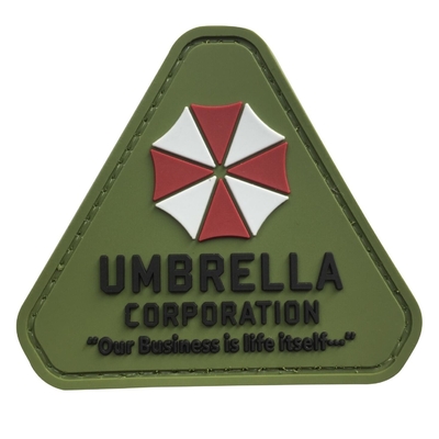 Triangular Umbrella Corp Benutzerdefinierte Gummi-Patches zum Aufnähen von Sicherheits-PVC-Patches