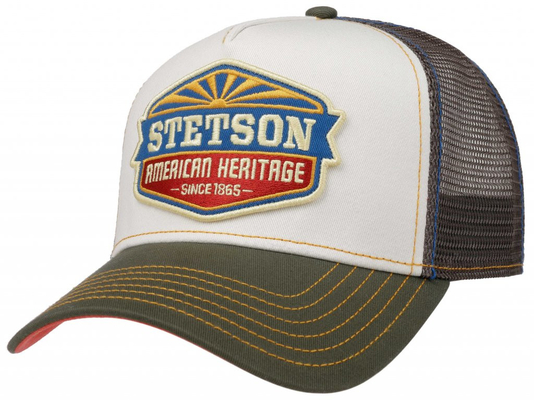 Gewaschene Baumwoll-Stetson-Fernlastfahrer-Kappe Amusment parkt amerikanischen Erbdesigner Hats