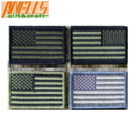 U.S. Armee-moralische Flecken US-Flaggen-Vorwärtsjagd-Flecken-Haken und Schleife gestickte Flecken