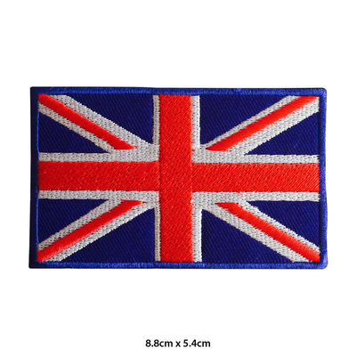 BRITISCHES Verbands-Jack National Flag Embroidered Patch-Eisen nähen an auf Ausweis