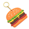Geschenk Mini Food Keychain weicher netter der Burger PVC-Schlüsselanhänger-2D Förderungs-3D