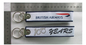 Personifizierte Farb-Polyester-Schlüssel-Bügelschlüsselkette des Stickerei-Schlüsselanhänger-PMS