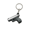Kundenspezifisches Logo Mini Key Chains Silicone Toy-Gewehr weiche PVCschlüsselkette