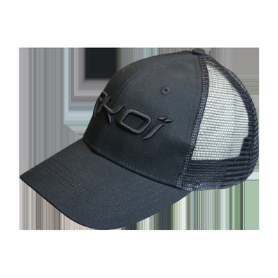 Custom 6 Panel Broderiertes Logo Flat Rim Fitted Komfortabel Hard Trucker Cap Hut
