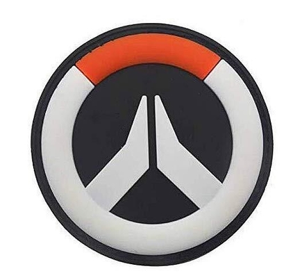 Militärhaken-Schleifen-Taktik-Moral PVC-Flecken Overwatch Logo Heat Press