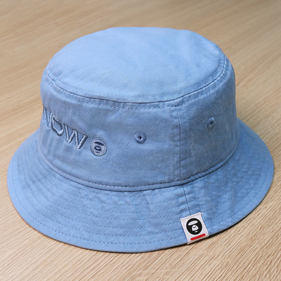 Einfaches leeres Baumwollfischer-Bucket Hat Washed-Baumwollgewebe extrem dauerhaft