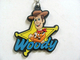 Toy Story Woody Schlüsselanhänger Reißverschlusszieher aus weichem PVC, individuell gestalteter Gummi-Schlüsselanhänger