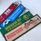 Polyester-Embroidered Custom Woven Keychain 1pc/Opp-Tasche Verpackung