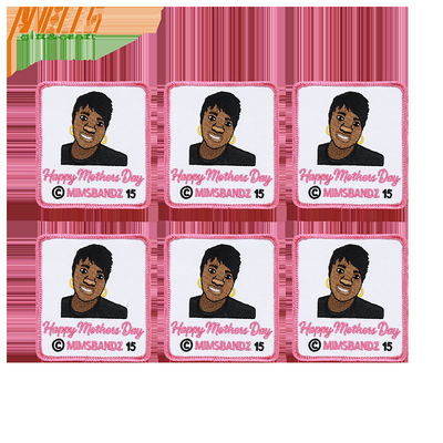 Individuell besticktes Badge Patch Backing Glue für individuelle Anforderungen