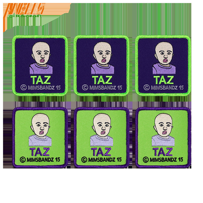Border Custom Iron auf gestickten Patches Personalisiert und maßgeschneidert