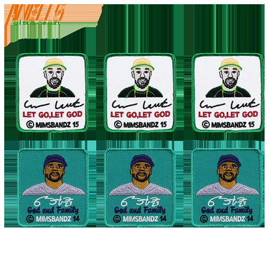 Ausgegliederte Abzeichen Custom Design Stickerei Patch für Baseball Hut OEM ODM