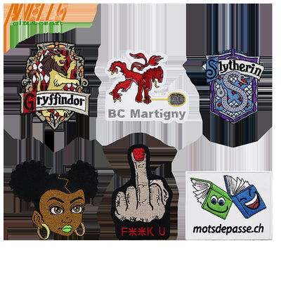 Besondere Stickerei Patches Eisen auf verschmolzenen Grenze und individuelles Design