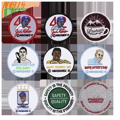 Besondere Stickerei Patches Eisen auf verschmolzenen Grenze und individuelles Design