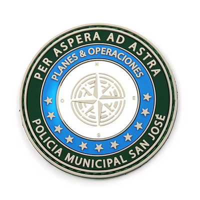 Maßgeschneiderte Eco-Friendly Morale PVC Patch für Kleidungsbeutel und Hüte