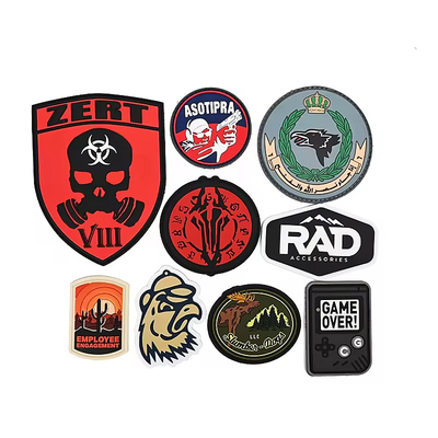 Maßgeschneiderte Eco-Friendly Morale PVC Patch für Kleidungsbeutel und Hüte