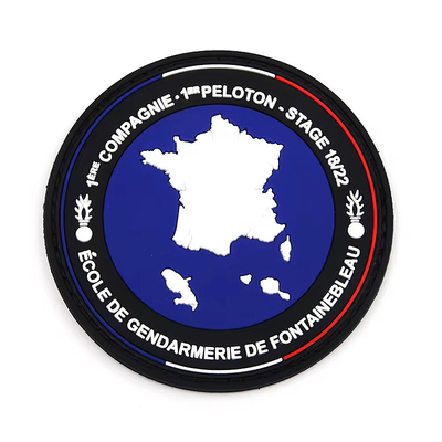 Benutzerdefinierte Feuerwehrpatches / Hutpatches mit Klebstoffunterstützung lebendige Farben 4 mm
