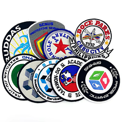 Custom Heat Press Stickerei Süßes kleines Patch Eisen auf Hut Patches für Trucker Hut