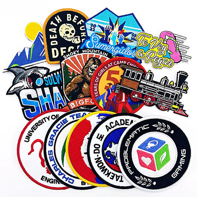 Einzigartiges Eisen für 100% gebrauchte Stickerei-Patches Eisen für Kleidung
