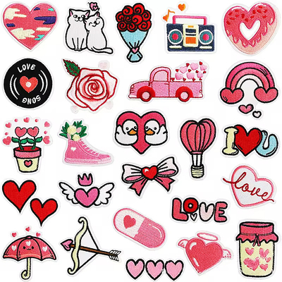 Kleidungsgeschäft Patches Custom Stickerei Kleidung Cartoon Eisen-on Stickerei Patches für Kleidung Patch