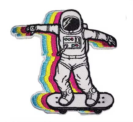 Wärmeübertragung Patch Eisen auf Kleidung Stickerei Patch Custom Logo Designer Druck Patches Stickerei