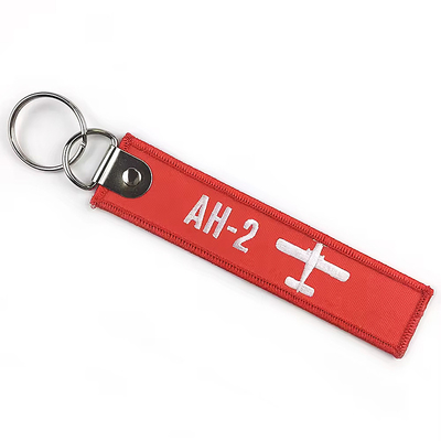Großhandel Olecranon Hook Billig Custom Flight Stoff Stickerei Jet Tag Gewebter Schlüsselhaufen Mit Ihrem eigenen Logo
