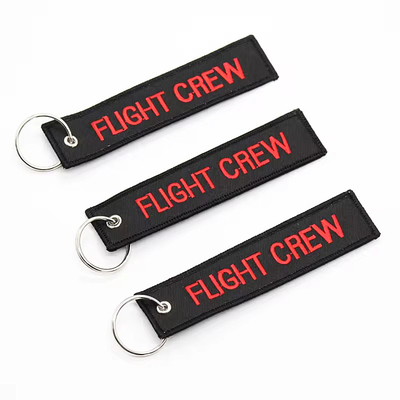 Großhandel Olecranon Hook Billig Custom Flight Stoff Stickerei Jet Tag Gewebter Schlüsselhaufen Mit Ihrem eigenen Logo