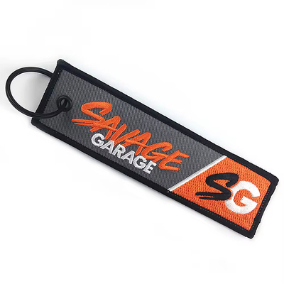 Großhandel Olecranon Hook Billig Custom Flight Stoff Stickerei Jet Tag Gewebter Schlüsselhaufen Mit Ihrem eigenen Logo