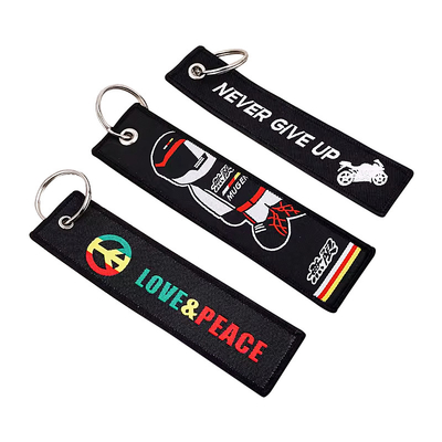 Speziell gestickte Schlüsseltaggen Experte Technischer Support für Souvenirs und Firmengeschenke