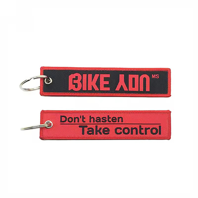 Personalisierte Gewebte Schlüsselkette Geschenk Jet Tags Zubehör Schlüsselringe Schlüsselketten für Gepäckstüte