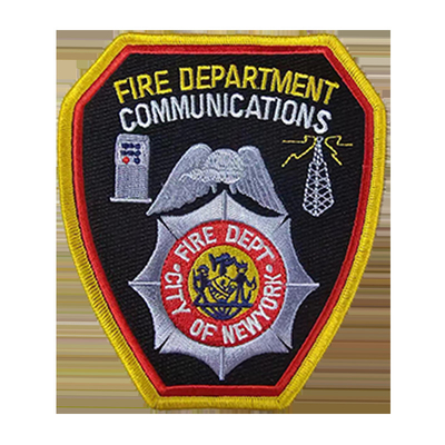 Custom Iron On Logo Stickerei Patch Versandbox mit geeigneter Polsterung