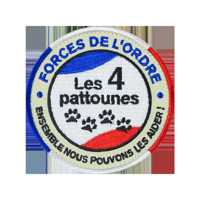 Gewässertes Logo Stickmarken Badges Stickmarken Patch für Kleidung