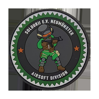 Custom Logo Eisen auf Kleidung PVC Patches Langlebig und perfekt für professionelle Kleidung