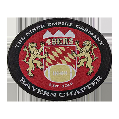 Benutzerdefinierte Größe Broderierte Logo-Patches Optionen für die Benutzerdefinierte Marke