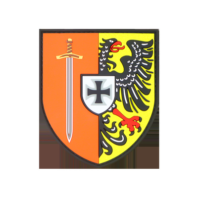 Embossed PVC Gummi Patch Customized Logo 4mm Dicke 3D Wärmeübertragung Gummi Etikett Tag