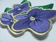 Stützbarer Blumen-Stickerei-Offsetflecken 12C waschbar für Kleidungs-Jeans