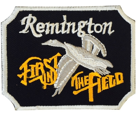 Remington Fire Arms Embroidery Iron auf Flecken-Ausweis für Kleidung 9x6cm