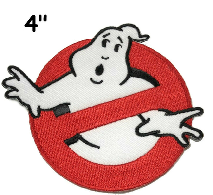 Ghostbusters keine Geister, die Gewohnheit Flecken-Eisen auf/stickte, auf Ausweis-Film Logo Applique näht