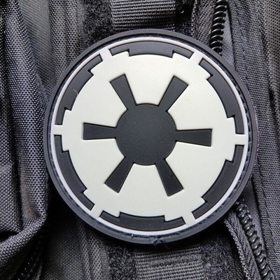 Flausch, der galaktisches Reich-Symbol PVCgummiflecken-kundenspezifisches Star Warss unterstützt