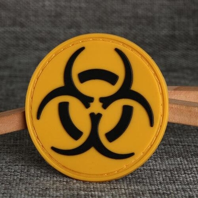 bessert Gummi-PVC 3D Warnungs-Taktiken der Biohazard-radioaktiven Strahlung aus