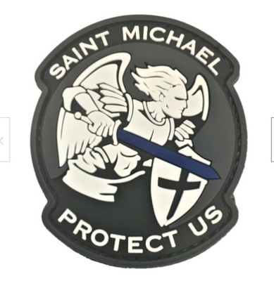Heilig-Michael Protect Us Custom PVC-Moral bessert Flausch-Zubehör 10C aus