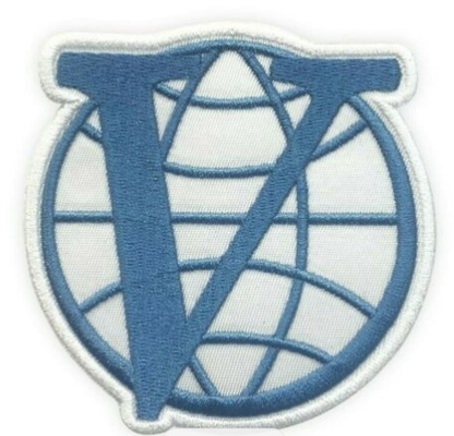 Risiko-Bruder-Stickerei-Logo Patch Merrow Border Twill-Gewebe-Eisen auf Flecken