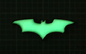 Kundenspezifisch die dunkle Nacht-Batman GID PVCgummiflecken-Moral-Qualität Pantone-Farbe