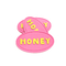 Flacher 3M Glue Rubber Morale PVC-Flecken Honey Logo For Clothes Hats