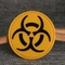 bessert Gummi-PVC 3D Warnungs-Taktiken der Biohazard-radioaktiven Strahlung aus