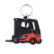 2D 3D PMS weiches Gummi-Keychains kundenspezifisches Auto Logo Forklifts PVCs