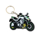 Gummischlüsselanhänger kundenspezifischer Logo For Promotion Gift des Motorrad-3D