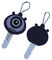 Prägeartige PMS-Farbe-PVC-Schlüsselanhänger-Perlen-Halskette eine/beide Seiten-Logo 8C